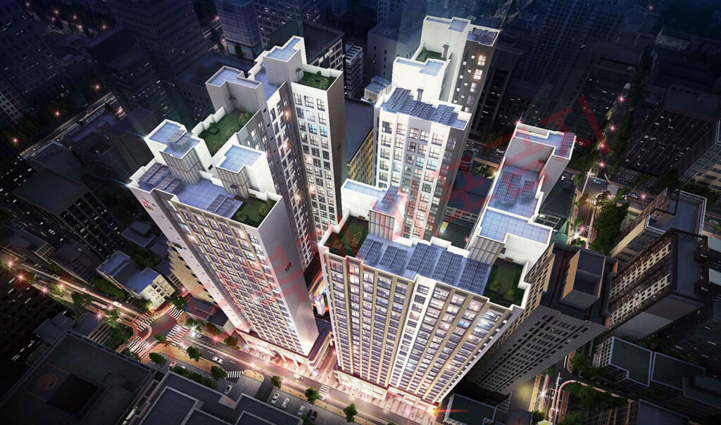 강동역 SK리더스뷰 조감도