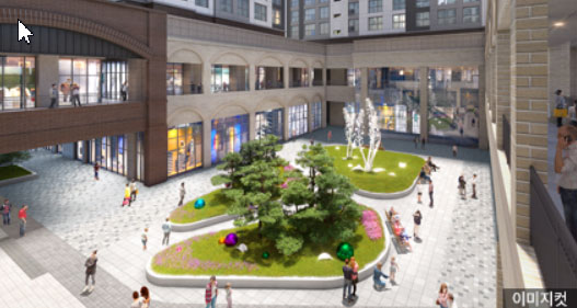 강동역 SK리더스뷰 프리미엄2 도심정원